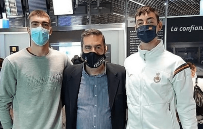 Ezequiel Conde, Diego y Marko Ojeda / TA